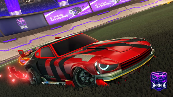 A Rocket League car design from Rutechium