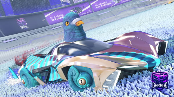 A Rocket League car design from -Goose-