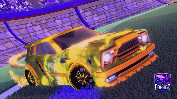 A Rocket League car design from Pliazok