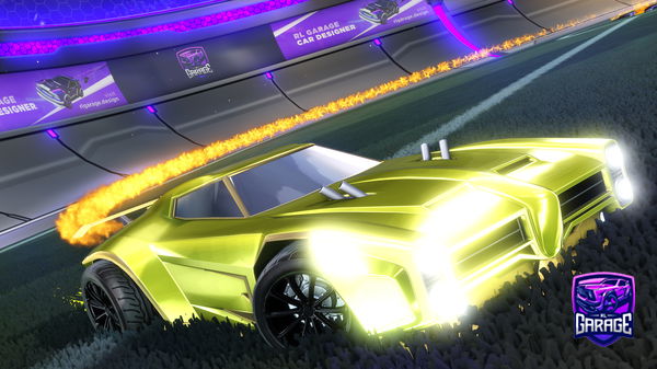 A Rocket League car design from imot-rm