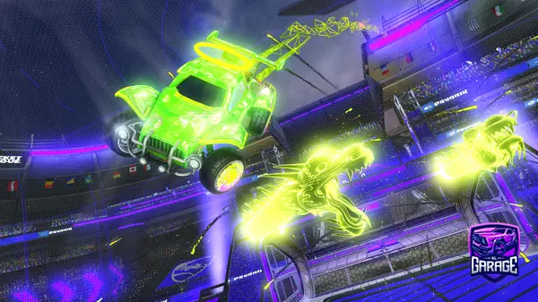 A Rocket League car design from derKonok