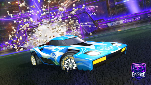 A Rocket League car design from Yamun