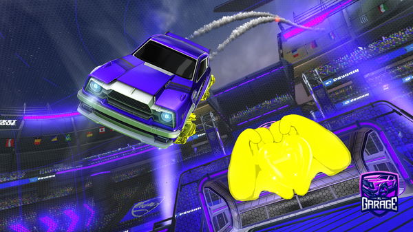 A Rocket League car design from TheVlady