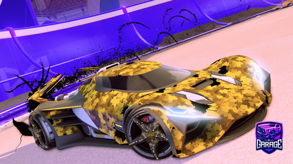 A Rocket League car design from Fire_Tiger