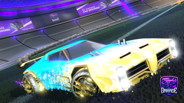A Rocket League car design from drkxuv
