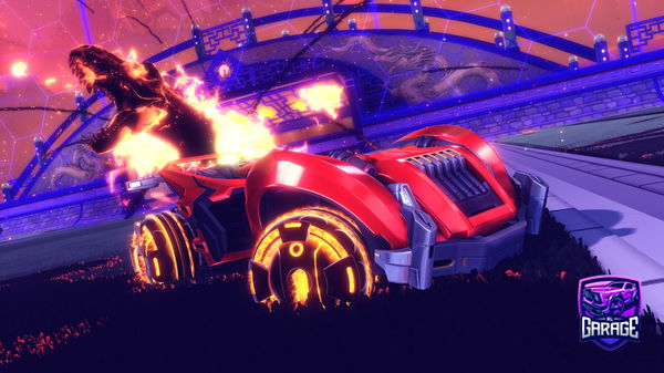 A Rocket League car design from TheRedMaRK