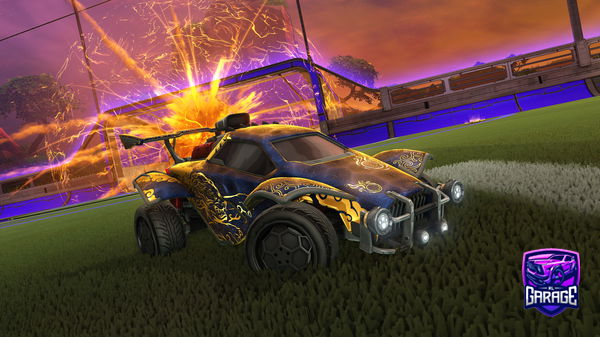 A Rocket League car design from mohdrx6_