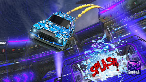 A Rocket League car design from Nelesvdw4