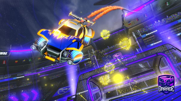 A Rocket League car design from MrCookiexd