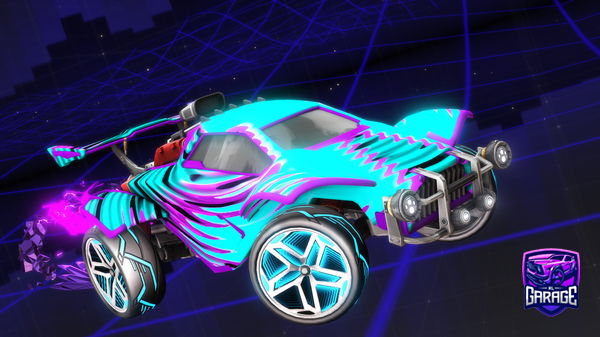 A Rocket League car design from Gio-matrixYT