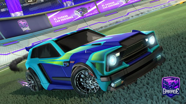 A Rocket League car design from Vetehine22