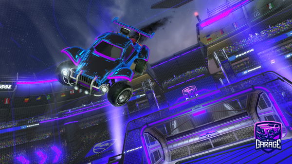 A Rocket League car design from phywithay