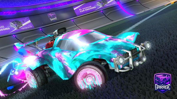 A Rocket League car design from Chocoogamez