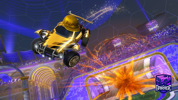 A Rocket League car design from StrungK