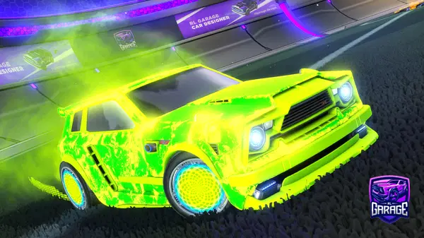 A Rocket League car design from Madalinnnn