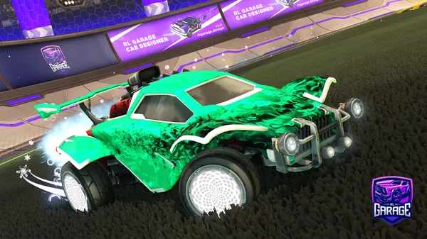 A Rocket League car design from 2K26