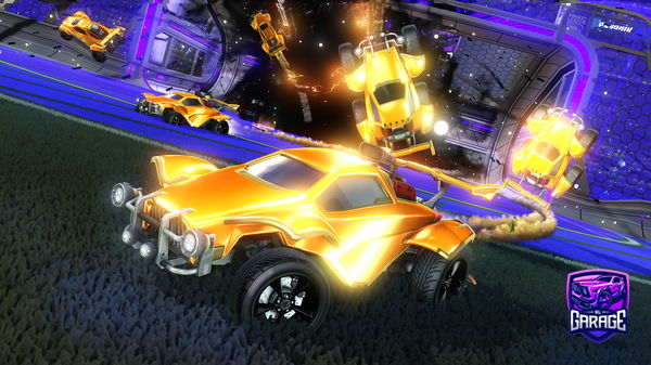 A Rocket League car design from Trex2586