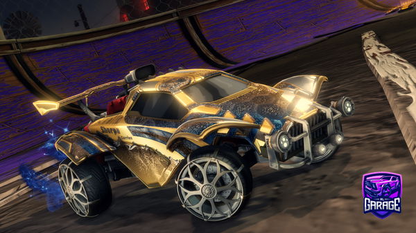 A Rocket League car design from P3pap1g