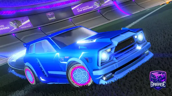 A Rocket League car design from the-tiger-8-rean
