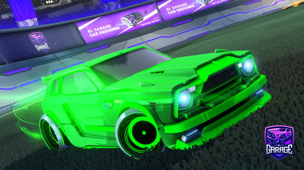 A Rocket League car design from FreestylingFenec