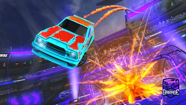 A Rocket League car design from Fajar