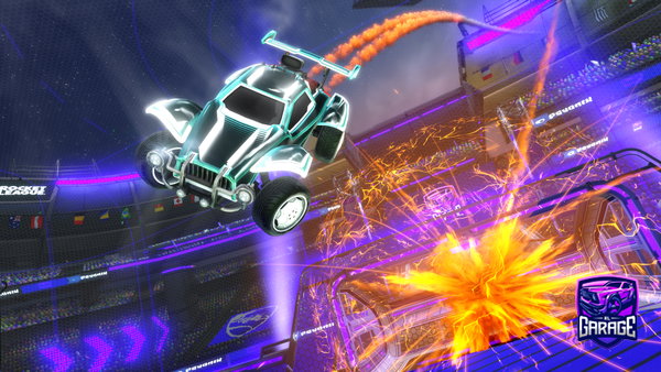 A Rocket League car design from Canzyyy