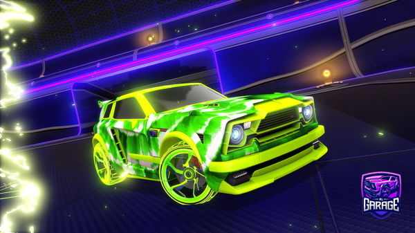 A Rocket League car design from LaettaButter