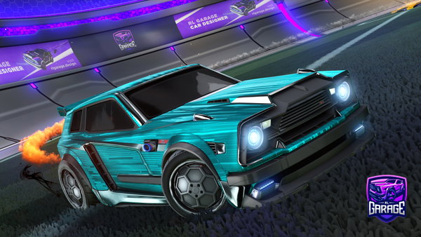 A Rocket League car design from HollyRL