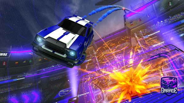 A Rocket League car design from Tengen1774