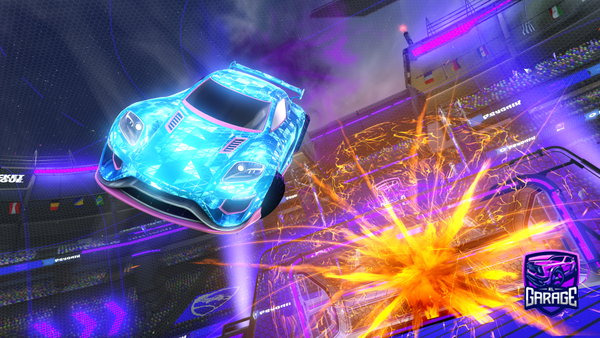 A Rocket League car design from SightlessShootr