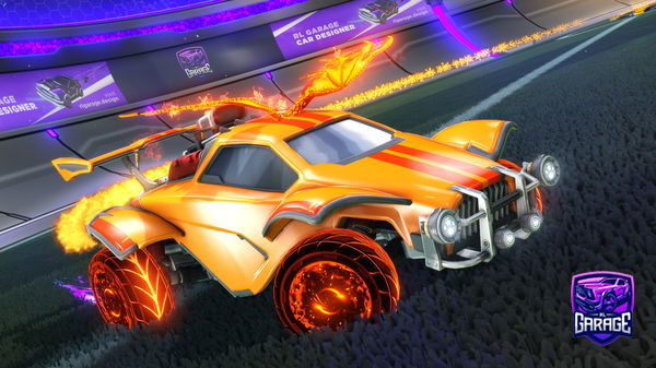 A Rocket League car design from Buckshotty8