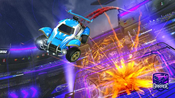 A Rocket League car design from yoolywoo