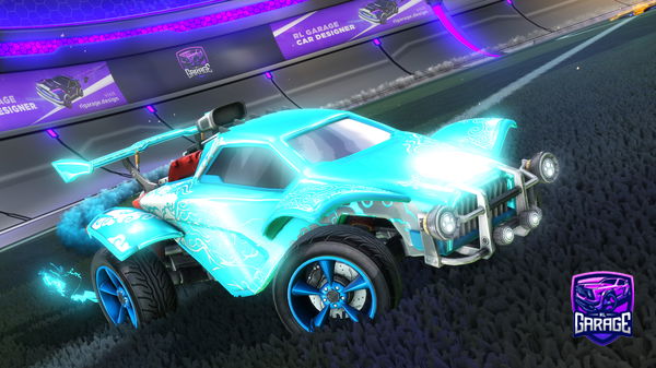 A Rocket League car design from ItzAlfzeu