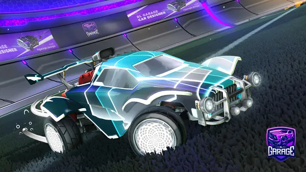 A Rocket League car design from besede