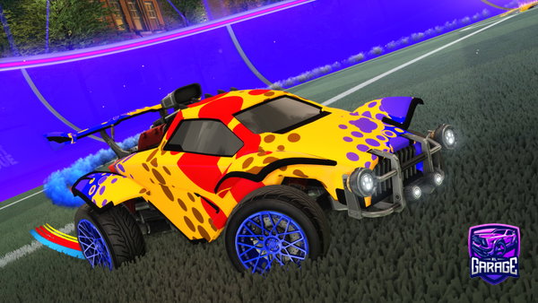 A Rocket League car design from Nixk301