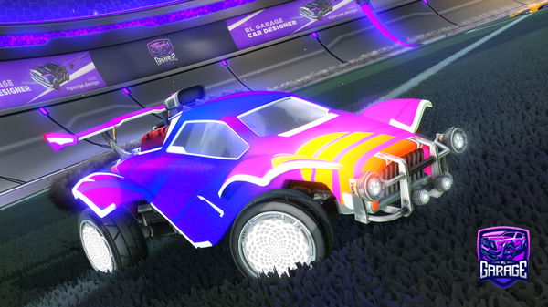 A Rocket League car design from SmileyPants