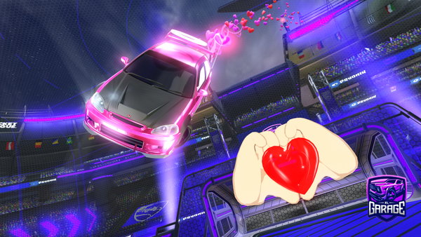 A Rocket League car design from prncsbvnni