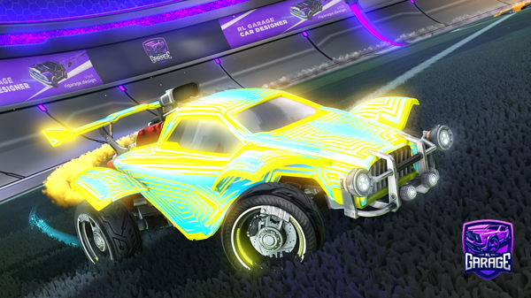 A Rocket League car design from Snaker353