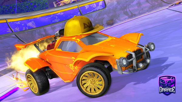 A Rocket League car design from Champ_cool