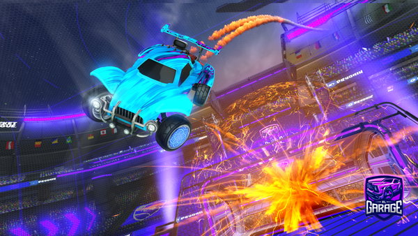 A Rocket League car design from Cmrn1308