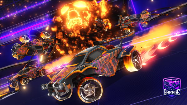 A Rocket League car design from DizzyMiddz