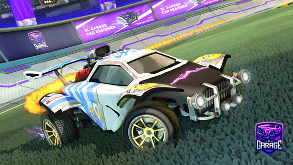 A Rocket League car design from zz1k0