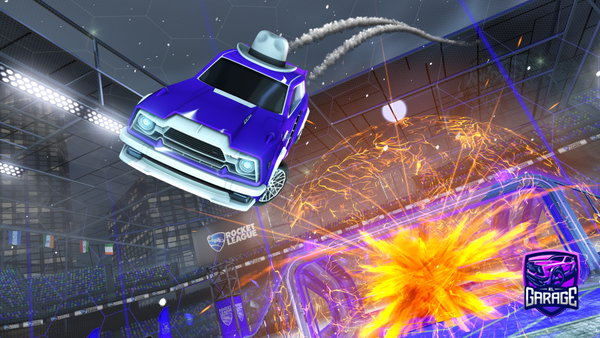 A Rocket League car design from Nickknightsnick