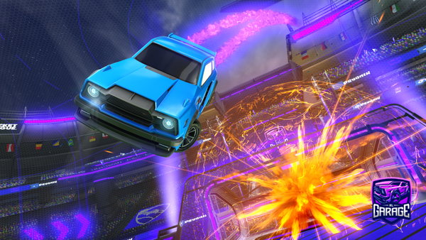 A Rocket League car design from wentx