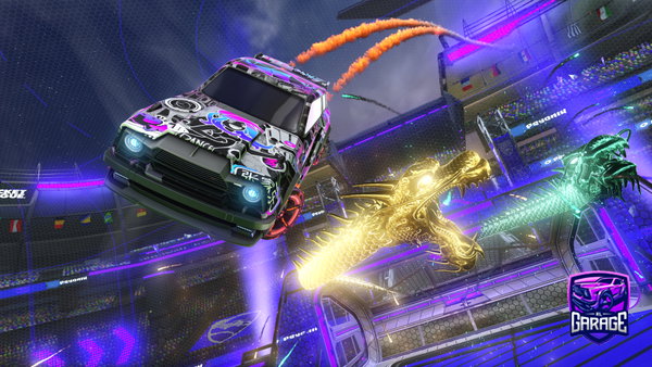 A Rocket League car design from PadawanDu63
