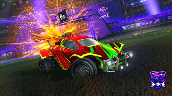 A Rocket League car design from Cosmic_Spurs