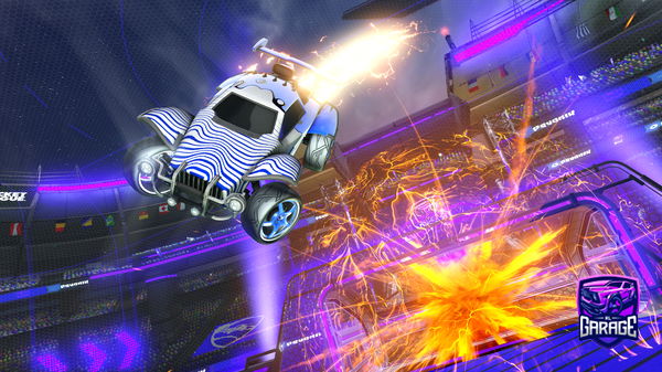 A Rocket League car design from oditeey09