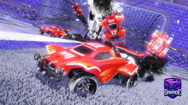 A Rocket League car design from DizzyMiddz