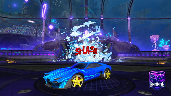 A Rocket League car design from SquirtleTM