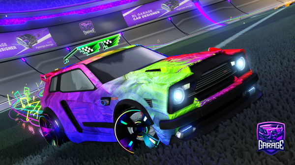 A Rocket League car design from NarutoKurama